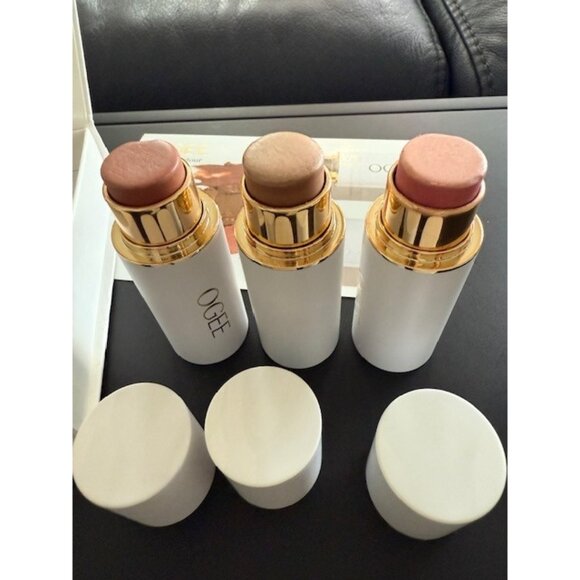 Ogee Luxury Organics Golden Contour Collection Set Carnelian Amber Topaz Sticks - Picture 9 of 12